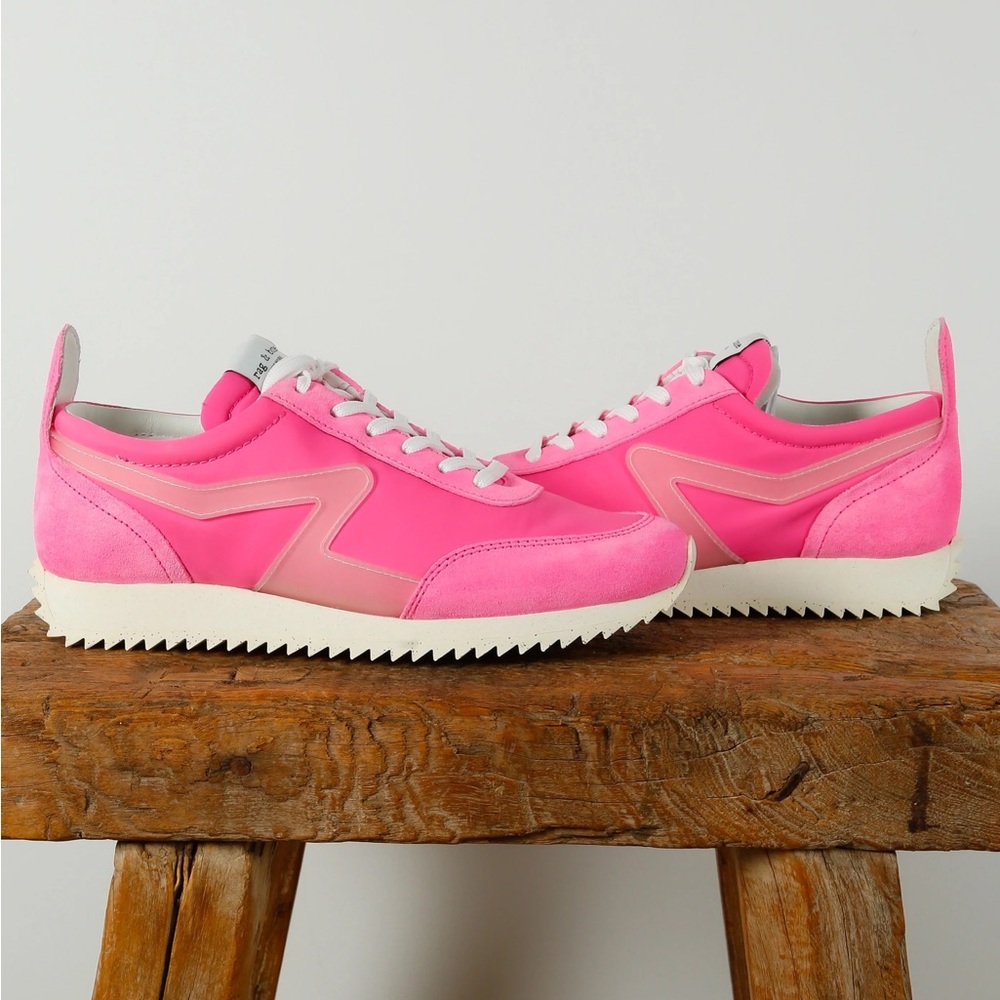 Rag & Bone Retro Pink Running Sneakers